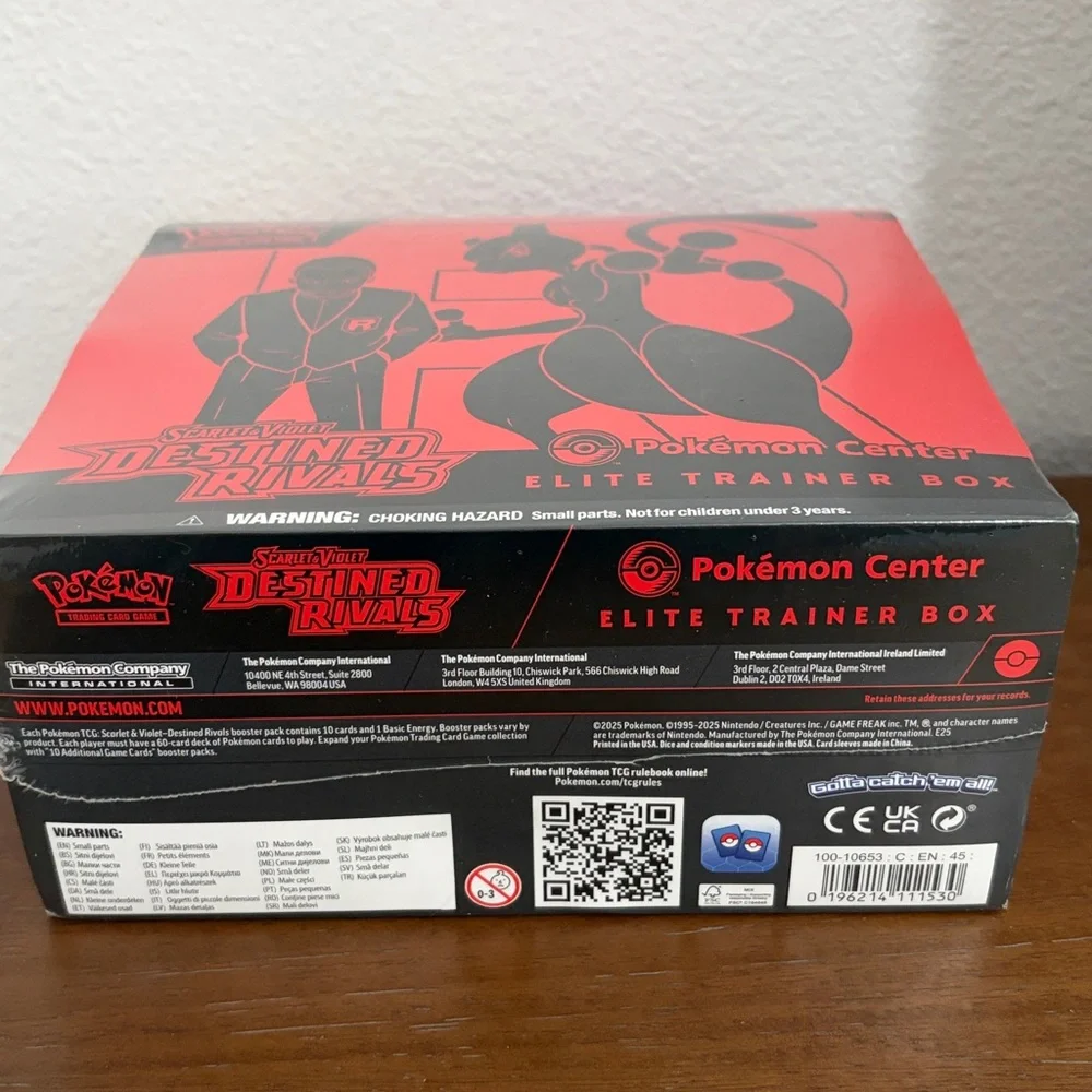 Destined Rivals Pokemon Center ETB (Exclusive) - SV10: Destined Rivals